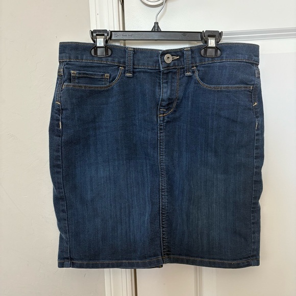 Banana Republic Denim Rigid Mini Skirt - Picture 9 of 9